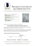 Daniel Radcliffe Rupert Grint Signed Harry Potter Sorcerer Stone Script BAS COA