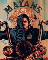 Mayans MC Cast Signed 8x10 Photo x4 Elgin James Michael Irby Frankie Loyal COA