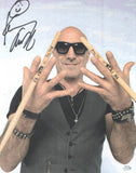 Kenny Aronoff Signed Autographed 11x14 Photo John Fogerty Drummer ACOA COA