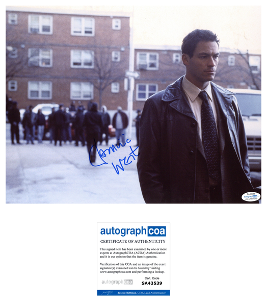 Dominic West Signed Autographed 11x14 Photo The Wire Actor ACOA COA