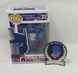 Michael Bay Signed Autographed Optimus Prime Transformers Funko Pop Beckett COA