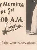 James Burton Signed Autograph 11x17 Poster Photo Elvis Presley Guitarist COA