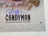 Clive Barker Signed Autographed Candyman 11x17 Movie Poster Photo Beckett COA