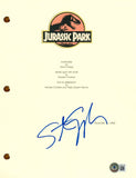 Steven Spielberg Signed Autograph Jurassic Park Movie Script Screenplay BAS COA
