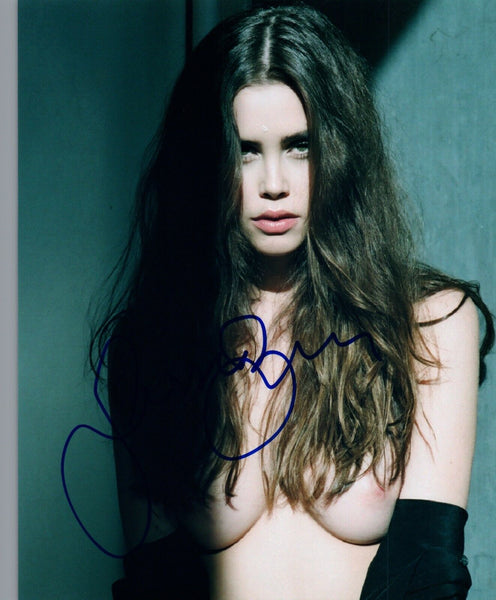 Jessica Buch Signed Autographed 8x10 Photo Hot Sexy Nude Topless Model COA AB