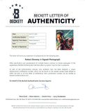 Robert Downey Jr Signed Iron Man 8x10 Photo Tony Stark Autograph Beckett COA