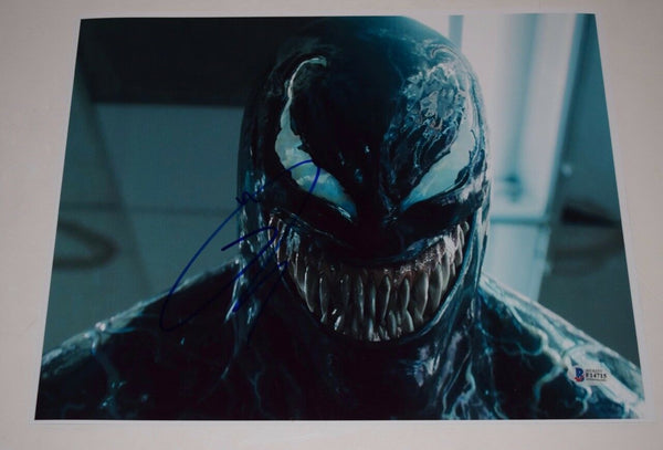Tom Hardy Signed Autographed 11x14 Photo VENOM Beckett BAS COA