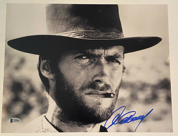 Clint Eastwood Signed The Good, the Bad and the Ugly 11x14 Photo Beckett COA LOA