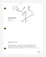 Priyanka Chopra Signed Autographed Quantico Pilot Script Screenplay ACOA COA