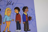 The Big Bang Theory Cast Signed Autographed 11x14 Photo x4 Jim Parsons Cuoco COA
