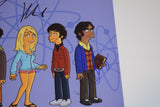 The Big Bang Theory Cast Signed Autographed 11x14 Photo x4 Jim Parsons Cuoco COA