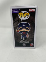 Wyatt Russell Signed Funko Pop John F Walker The Falcon & The Winter Soldier BAS