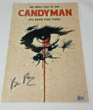 Bernard Rose Signed Autographed Candyman 12x18 Movie Poster Horror Beckett COA