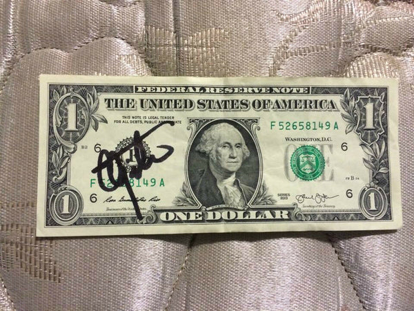 Alejandro Garcia Padilla Signed Autographed $1 Bill Governor Puerto Rico Proof