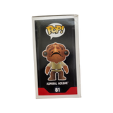 Tim Rose Signed Admiral Ackbar Funko Pop Star Wars It's A Trap Beckett COA