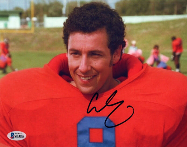 Adam Sandler Signed Autograph 8x10 Photo The Waterboy Bobby Boucher Beckett COA