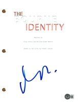 Matt Damon Signed Autograph The Bourne Identity Full Movie Script Beckett COA