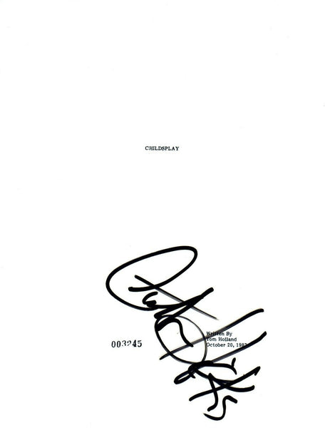 Catherine Hicks Signed Autographed Child's Play Movie Script Chucky COA