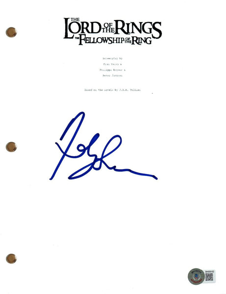 Andy Serkis Signed Autograph Lord of The Rings Fellowship of The Ring Script BAS