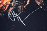 Christian Bale Signed Autograph The Dark Knight Rises 12x18 Poster Photo BAS COA