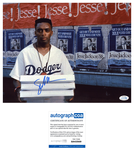 Spike Lee Signed Autographed 11x14 Photo Do The Right Thing Director ACOA COA
