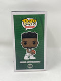 Giannis Antetokounmpo Signed Autographed Milwaukee Bucks Funko Pop Beckett COA