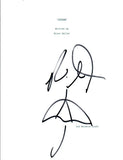 Robin Lord Taylor Signed Autographed GOTHAM Full Pilot Script w/ Drawing COA
