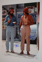 Cheech Marin & Tommy Chong Signed Autographed 11x14 Photo UP IN SMOKE BAS COA