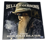 Billy Gibbons Signed Autograph The Big Bad Blues Record Album ZZ TOP Beckett COA
