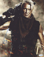 Dolph Lundgren Signed Autographed 11x14 Photo The Expendables ACOA COA