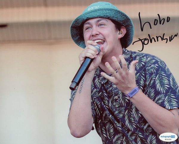 Hobo Johnson Signed Autograph 8x10 Photo Peach Scone Typical Story ACOA COA