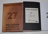 Gene Simmons Signed 27 The Legend & Mythology of the 27 Club Book Beckett COA