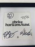 Thrice Band Signed Autographed Horizons/East Framed Matted CD Display ACOA COA