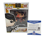 Steven Yeun Signed Prison Glenn Rhee Funko Pop The Walking Dead Beckett BAS COA