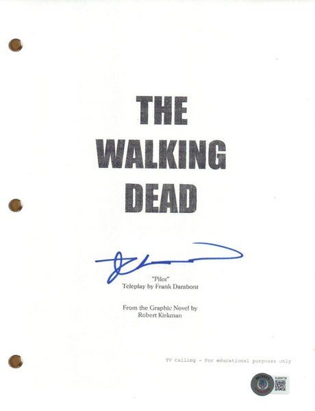 Robert Kirkman Signed The Walking Dead Pilot Script Screenplay Autograph BAS COA