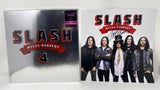 Slash Guns N Roses Signed Autographed 4 Lithograph Album Flat + Vinyl LP COA