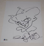 Andres Andy Muschietti Signed Autographed IT CHAPTER 2 Pennywise Sketch COA