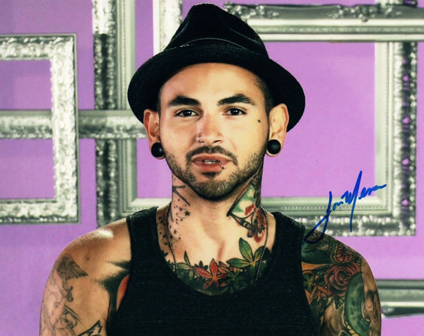 Jon Mesa Signed Autograph 8x10 Photo Tattoo Artist  COA VD