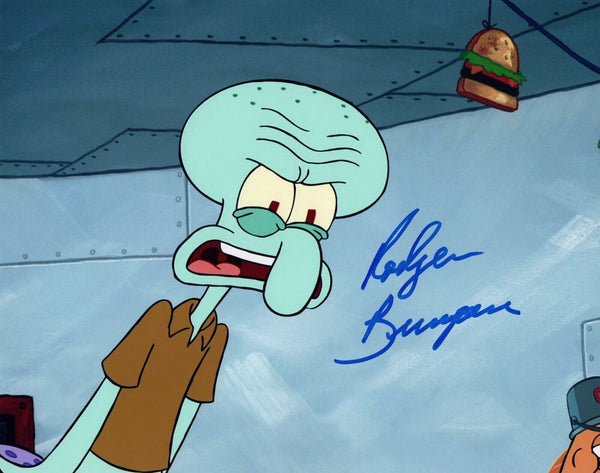 Rodger Bumpass  Signed Autograph 8x10 Photo Spongbob Squarepants Squidward COA