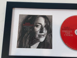 Sara Bareilles Signed Autographed Amidst The Chaos Framed CD Cover Display COA
