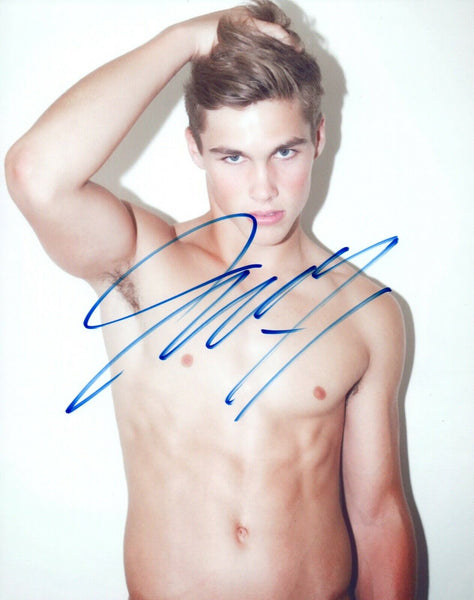 Jon Herrmann Signed Autographed 8x10 Photo Hot Sexy Shirtless Male Model COA