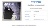 Jay-Z Signed The Blueprint Vinyl Record Album LP Autograph Sean Carter ACOA COA