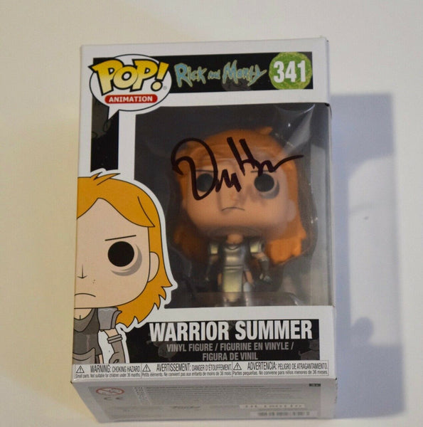 Dan Harmon Signed Rick and Morty WARRIOR SUMMER 341 Funko Pop Figure Beckett COA