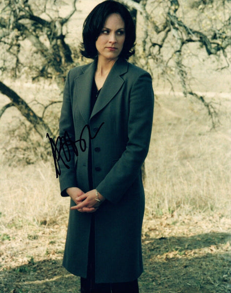 Annabeth Gish Signed Autograph 8x10 Photo THE X FILES COA