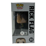 Joel Kinnaman Signed Funko Pop Suicide Squad Rick Flag #99 Autograph Beckett COA