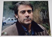 Jeffrey Dean Morgan Signed Autographed 11x14 Photo Supernatural Beckett BAS COA
