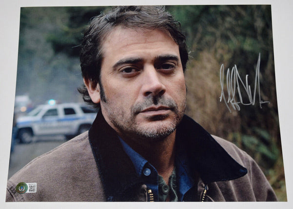 Jeffrey Dean Morgan Signed Autographed 11x14 Photo Supernatural Beckett BAS COA