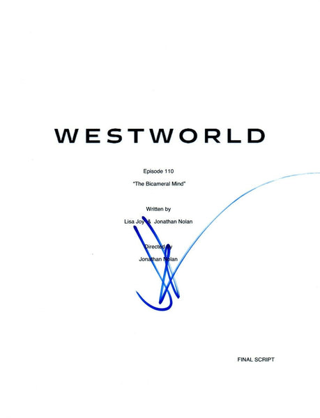 JJ Abrams J.J. Signed Autograph WESTWORLD The Bicameral Mind Episode Script COA