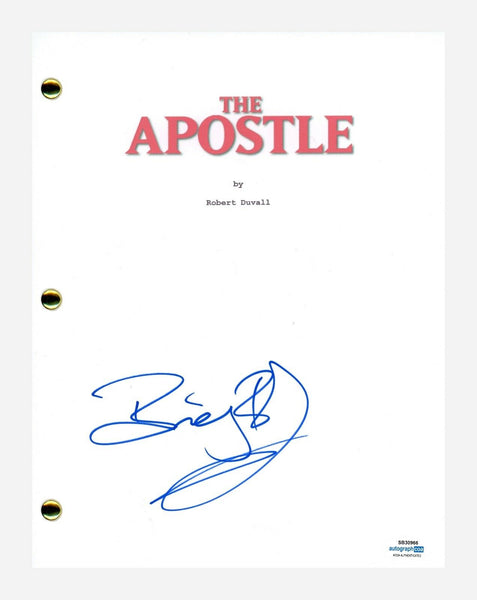Billy Bob Thornton Signed Autograph The Apostle Movie Script Screenplay ACOA COA