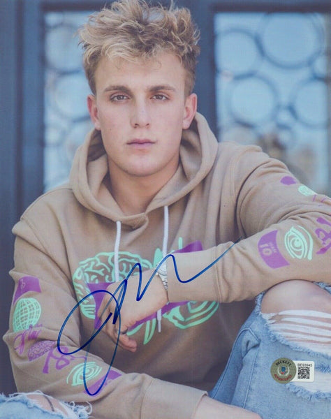 Jake Paul Signed Autographed 8x10 Photo Boxer Boxing Star Actor Beckett COA